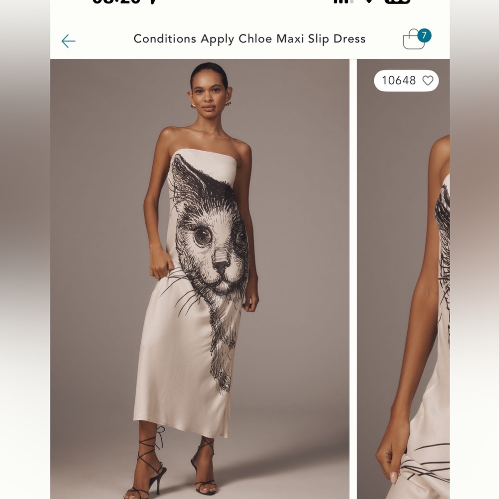 Chloe Women's Artistic Maxi Dress - Black and Cream